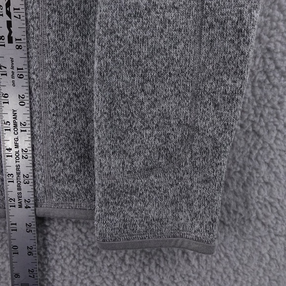 Patagonia Better Sweater Womens L 1/4 Zip Pullover Heather Gray Outdoor Camp‎ - Picture 5 of 8